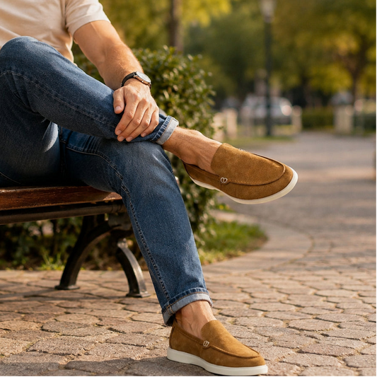 Mocassin LOREA – Daim Véritable & Confort