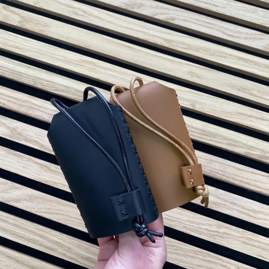 Étui à Clés de Voiture en Cuir Fait Main