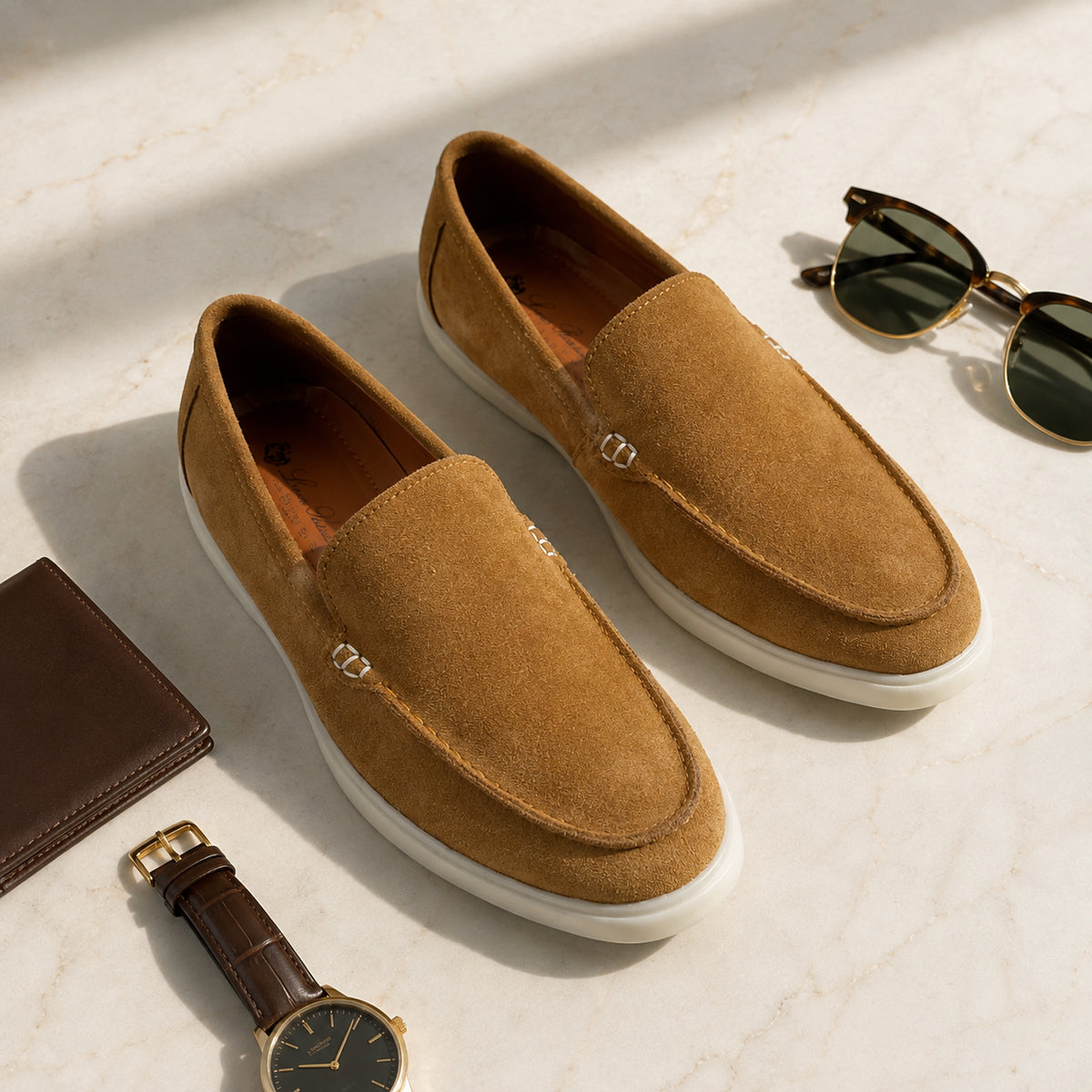 Mocassin LOREA – Daim Véritable & Confort