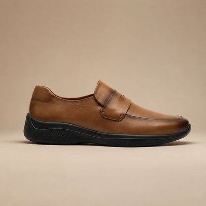 Mocassin en Cuir Véritable