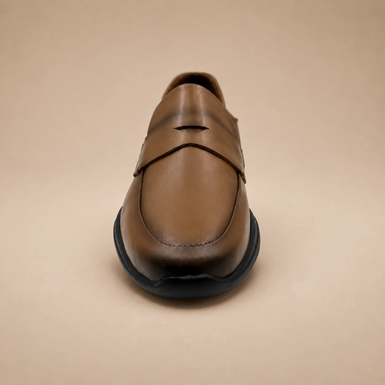 Mocassin en Cuir Véritable