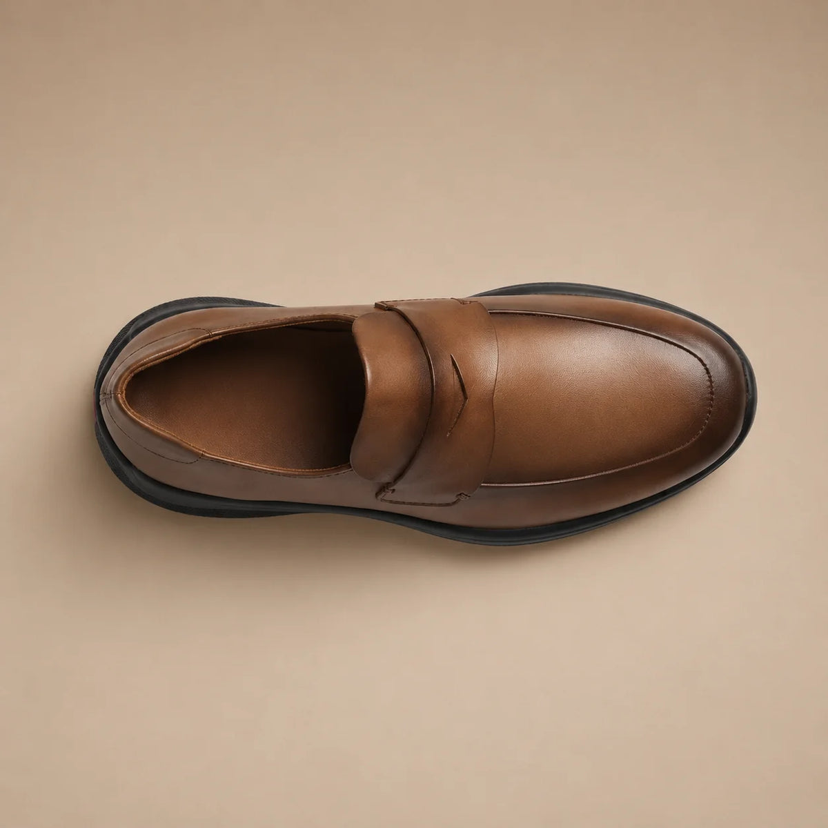 Mocassin en Cuir Véritable