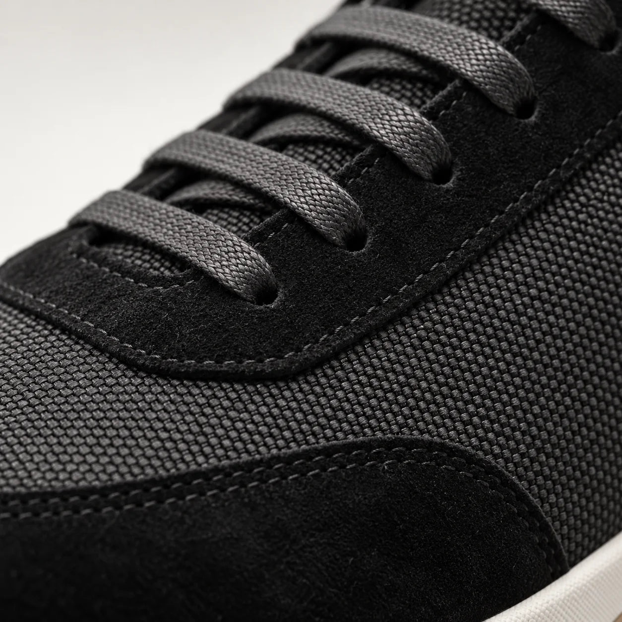 Sneakers Homme Toile Tissée et Suède