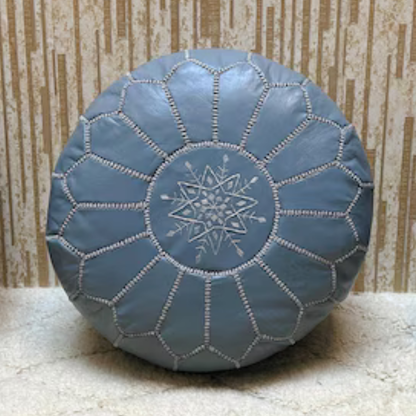 POUF MAROCAIN EN CUIR
